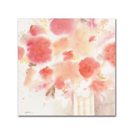 Sheila Golden 'Pink Tones 3' Canvas Art,18x18